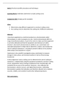 BTEC Applied Science: Calorimetry Unit 2 Learning aim B