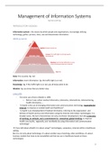 Samenvatting management of information systems - MET EXAMENVRAGEN