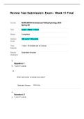 NURS 6501N-34 NURS-6501N-34,Advanced Pathophysiology Week 11 Final Exam (100 out of 100)