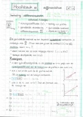 (WISKUNDE A) Samenvatting differentiëren, som/product/quotiënt/kettingregel en hellinggrafieken (VWO 5, H10)