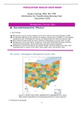 NURSING DO29 Population Health Data Brief: BSN RN CPN Informatics for transforming nursing care