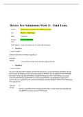 NUNP-6541N-9, Primary Care Adolescent & Child. Week 11 Final Exam 