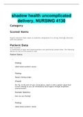 shadow health uncomplicated delivery, NURSING 4130