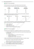 DeVry ACCT 555 Week 1 MC Homework Answers 