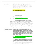 NR 508 WEEK 1 QUIZ / NR508 WEEK 1 QUIZ: LATEST,CHAMBERLAIN COLLEGE OF NURSING