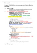 Exam (elaborations) NSG 4421 Chapter 27 & 28 Overview of oxygen and Carbon Dioxide  Exchange