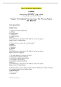 Behavioral Neuroscience, 8th Edition S. Marc Breedlove&Neil V. Watson - TEST QUESTIONS WITH ANSWERS : Complete Solutions Top Rated