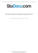 Exam (elaborations) Test	Bank	-	Medical-Surgical	Nursing:	Concepts	for	Interprofessional	Collaborative	Care	9e  Medical-Surgical Nursing, ISBN: 9780323461580 Ignatavicius Medical Surgical 9th.