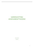 Samenvatting  Assessmenttheorie