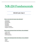 NR224 / NR 224 Quiz 3 (Latest 2021 / 2022) Fundamentals - Chamberlain