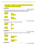  BUSI 2003 WEEK 2 QUESTIONS AND ANSWERS  AND  BUSI 2003 MIDTERM EAXAM 100/100.