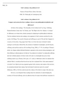 Essay God   s existence the problem of evil.docx  PHIL 201  God s existence: the problem of evil  Science of Social Work, Liberty University PHIL 201: Philosophy & Contemporary Idea   God s existence: the problem of evil  Compare and contrast the three re