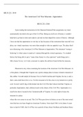 Civil War Assignment.docx    HIUS 221- D10  The American Civil War Museum- Appomattox  HIUS 221- D10  Upon reading the instructions for the Museum/National Park assignment, my mind automatically traveled to the age of the Civil War. Being an avid lover of