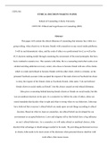 CEFS 501 ethical minute paper.docx    CEFS-501  ETHICAL DECISION-MAKING PAPER  School of Counseling, Liberty University  CEFS 501: Ethical and Legal Issues in Counseling (D03)   Abstract  This paper will contain the ethical dilemma of counseling that inte