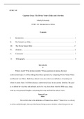 Capstone essay  ETHC 101 docx  ETHC 101  Capstone Essay: The Divine Nature Ethics and Abortion  Liberty University  ETHC 101: Introduction to Ethics   Contents  I.         Introduction €¦ €¦ €¦ €¦ €¦ €¦ €¦ €¦ €¦ €¦ €¦ €¦ €¦ €¦ €¦ €¦ €¦ €¦ €¦ €¦ €¦ €¦ €¦ €