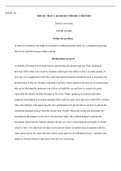 ABCD 110 final.docx    ENGR 110  MOUSE TRAP CAR DESIGN PROJECT REPORT   Liberty University  ENGR 110-002  Define the problem  A team of 4 students was made to construct a vehicle powered solely by a standard mouse trap that stores potential energy using a