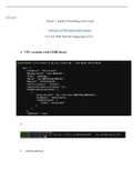   Project 1  Week 3 Subnetting.docx    CCA 625  Project 1: Explore Networking in the Cloud  University of Maryland Global Campus  CCA 625 9040 Network Engineering (2211)   1.  VPC creation with CIDR block /  2  3.   . internet gateway  4  References  Syed