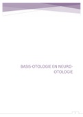 Samenvatting  Basis otologie en neuro-otologie