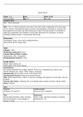 SOAP NOTE Lumbar pain (NURSING MSN5500) Comprehensive Assessment.