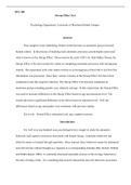 PSYC300 Final Paper.docx  PSY-300  Stroop Effect Test  Psychology Department, University of Maryland Global Campus  Abstract  Once taught to read, identifying written words becomes an automatic process beyond human control.  In the process of studying suc