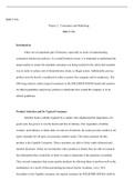 Untitled document.docx    BMGT 496   Project 2:  Consumers and Marketing  BMGT 496   Introduction  Ethics are an important part of business, especially in terms of understanding consumers and privacy policies. As a small business owner, it is important to