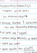 Monosaccharides and dehydration synthesis/hydrolysis overview