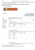 Focused Exam: Community-Acquired Pneumonia Shadow Health- Debrief Recommendation & Monitoring