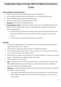 NR 599 Mid  Term  STUDY GUIDE 