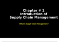 Class notes Introduction to Supply Chain Management 