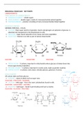 Topic 1 summary notes (A Level Biology Edexcel B)