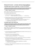 Werkwijze oefeningen Managerial Economics TEW (2e bach)