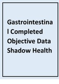 Gastrointestinal Completed Objective Data Shadow Health and transcript