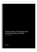 Samenvatting Praktijkgerichte ontwikkelingspsychologie, ISBN: 9789024415519  Ontwikkelingspsychologie