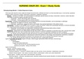 NURSING GNUR 293 - Exam 1 Study Guide