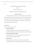 C489 task 2.docx  C489  C489 Organizational Systems and Quality Leadership  SAT Task 2  Western Governors University   Organizational Systems and Quality Leadership SAT Task 2  A. Root Cause Analysis  Accidents in health care often do not stem from one si