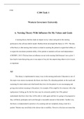 C304 Task 1.edited  1 .docx    C304  C304 Task 1  Western Governors University  A. Nursing Theory With Influence On My Values and Goals  A nursing theory that has made an impact on my values and goals in the nursing profession is the self-care deficit mod