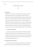 C304 Professional Roles and Values  C304  C304 Professional Roles and Values  Task 1  A. Nursing Theory  Throughout history, there have been many influencers that have made a mark for nursesto follow. One theory that speaks out to me is Dorothea Orem s Se