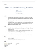 C234 Task 1 Template Current  1 .docx  C 234  REM1: Task 1: Workforce Planning, Recruitment,  & Selection  Course Code: C 234  A1.  1  The first factor that is influencing labor demand would be the new mayor s promise.  The  2  mayor promised to combat wi