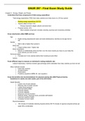 GNUR 297 - Final Exam Study Guide.