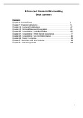 Advanced Financial Accounting - Book Summary