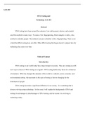 las draft 1.docx    LAS 432   DNA Testing and Technology LAS 432   Abstract  DNA testing have been around for centuries. Law enforcement, doctors, and scientist used this method in many ways. To name a few; fingerprinting, blood samples or saliva, skin, a