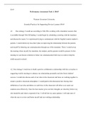 D169 task 3.docx    D169  Performance Assessment Task 1: D169  Western Governors University  Essential Practices for Supporting Diverse Learners-D169  A1.      One strategy I would use according to Title III is working with a translator resource that is a