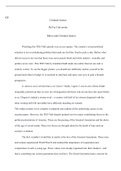 CJ Essay.docx    CJ  Criminal Justice                                          DeVry University                                                    Ethics and Criminal Justice   Watching this TED Talk episode was an eye-opener. The country's current pol