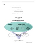 C988 Task 3 Care and Sustainability Plan.docx  C988                                                       Care and Sustainability Plan  College of Health Leadership,   Western Governors University  C988: Population Healthcare Coordination  Wagner s Chroni