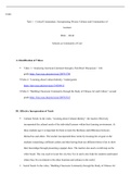 TASK1.3.5.21.docx    D168  Task 1  €“ Critical Commentary: Incorporating Diverse Cultures and Communities of   Learners  WGU  €“ D168  Schools as Community of Care  A. Identification of Videos  ï‚·Video 1:  €œAnalyzing American Literature through a Fish B