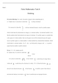 Task 4 Ordering 2nd revision.docx  Task 4  Finite Mathematics Task 4:   Ordering  Given the following: Let x and y be positive integers when completing part A.  A.  Explain why it is incorrect to claim that  x   ˆš y    is always irrational.  It is incorr