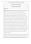 NR.447 Nursing care models worksheet