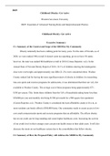 Policy Brief  2 .docx  D025  Childhood Obesity: Get Active  Western Governors University  D025: Essentials of Advanced Nursing Roles and Interprofessional Practice  Childhood Obesity: Get Active  Executive Summary  C1. Summary of the Context and Scope of 