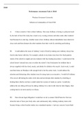 Performance Assessment Task 4 D168 second submission.docx  D168  Performance Assessment Task 4: D168  Western Governors University  Schools as Communities of Care-D168  A.        I chose scenario 1 that is about Anthony. One issue Anthony is facing is a p