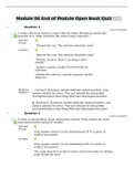 NUR 211 Pharm Open Book 3 Quiz/Module 06 End of Module